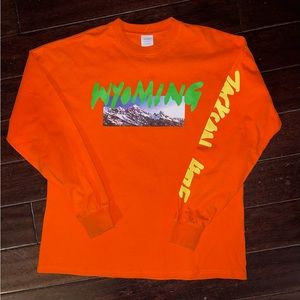 Men’s long sleeve graphic t-shirt